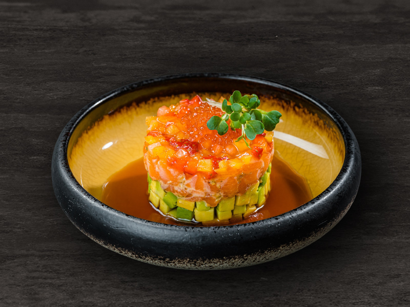 Тартар с лососем Тартар с лососем