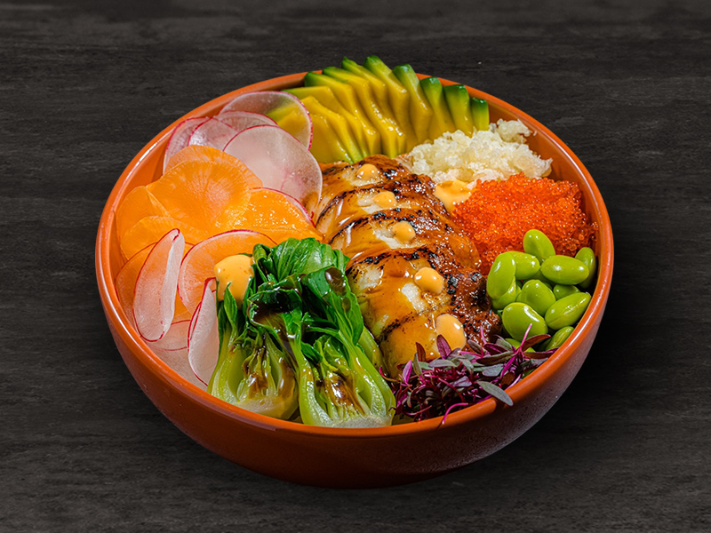 Поке с копченым угрем Поке с копченым угрем