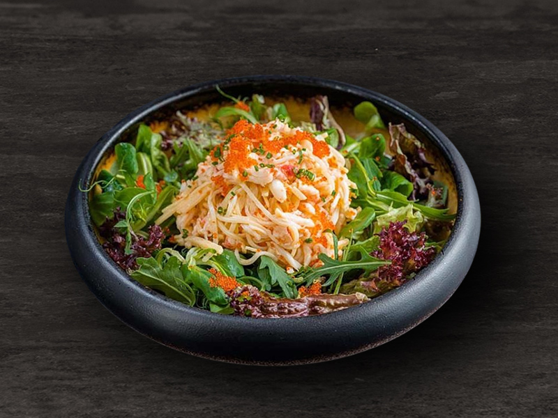 Салат с камчатским крабом Салат с камчатским крабом