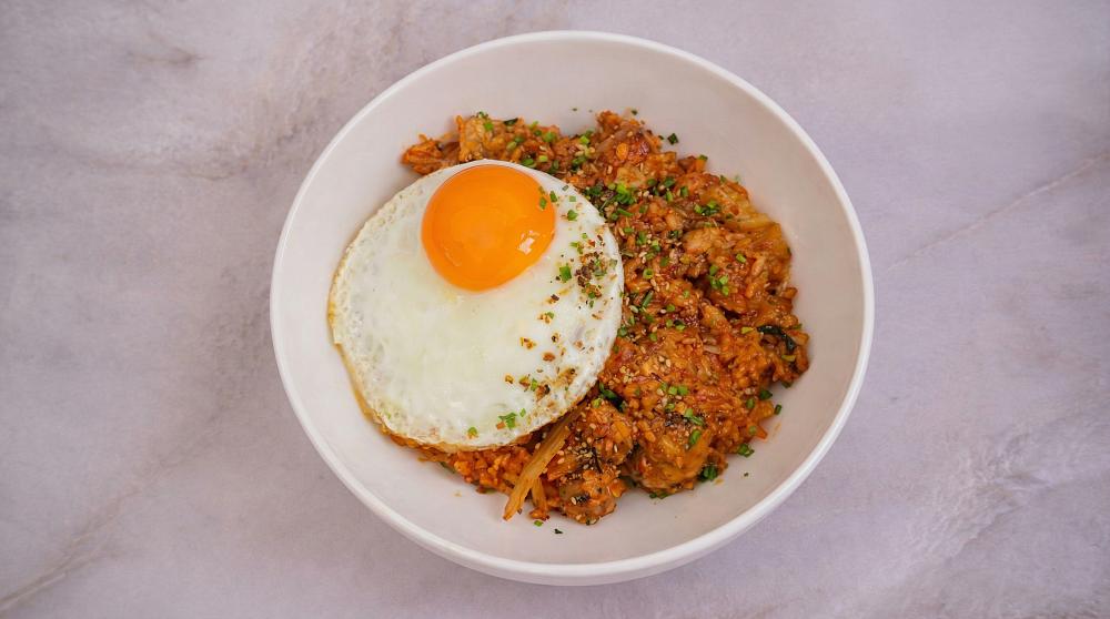 Рис кимчи с курицей 