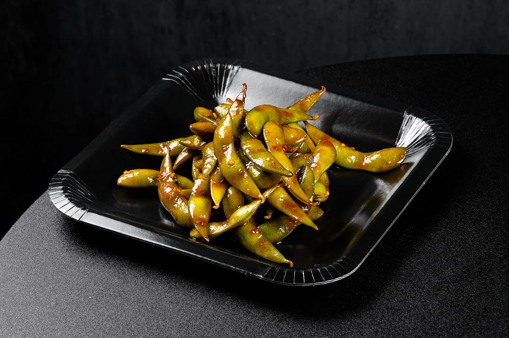 Эдамаме в остром соусе