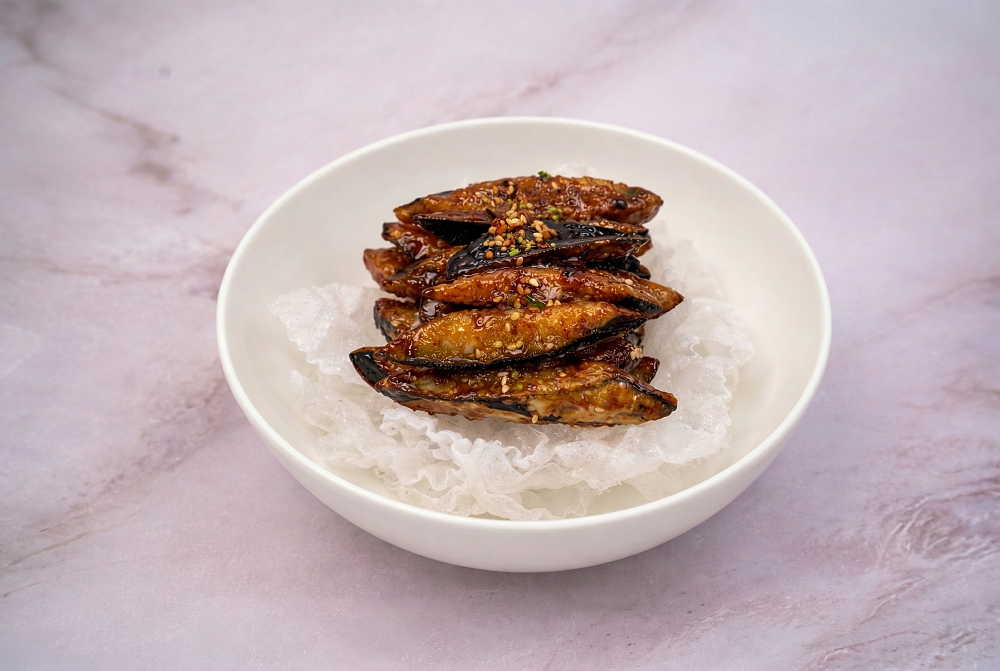 Хрустящие баклажаны в кисло-сладком соусе 